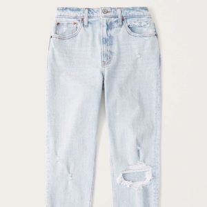 Abercrombie curve love jeans - light ripped wash - size 25 - worn once!